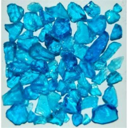 CALLE Recycled Chunky Glass Turquoise - Size 1 - 0.13-0.25 in. - 1 lbs CA2757021